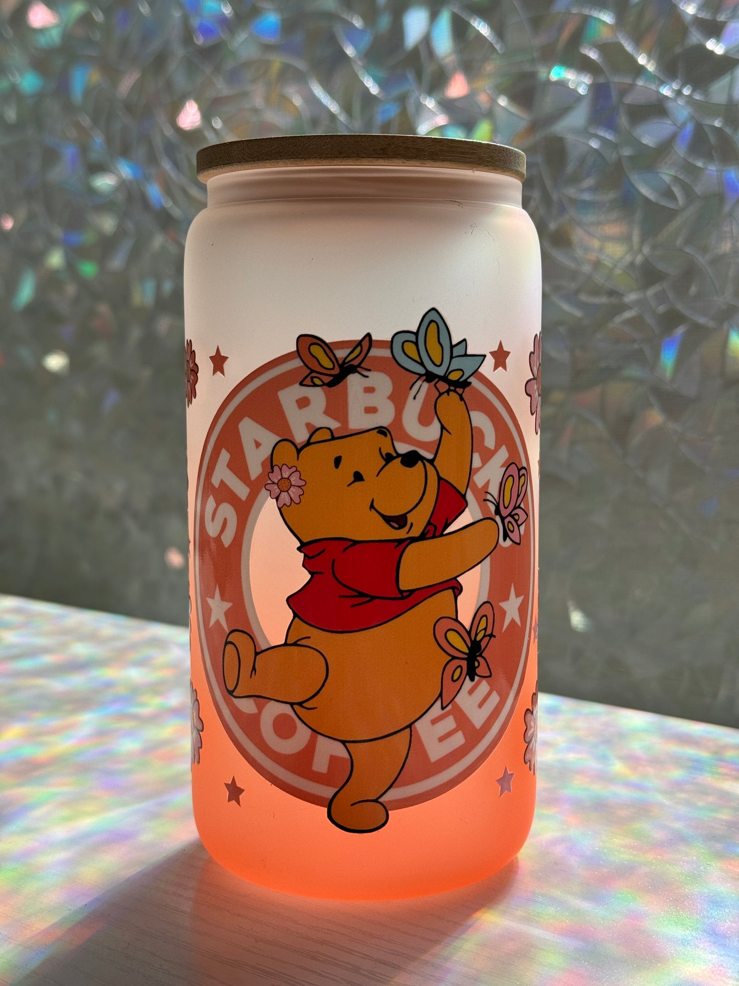 Braver Than You Believe 16 Ounce Glass Cup + Lid and Straw