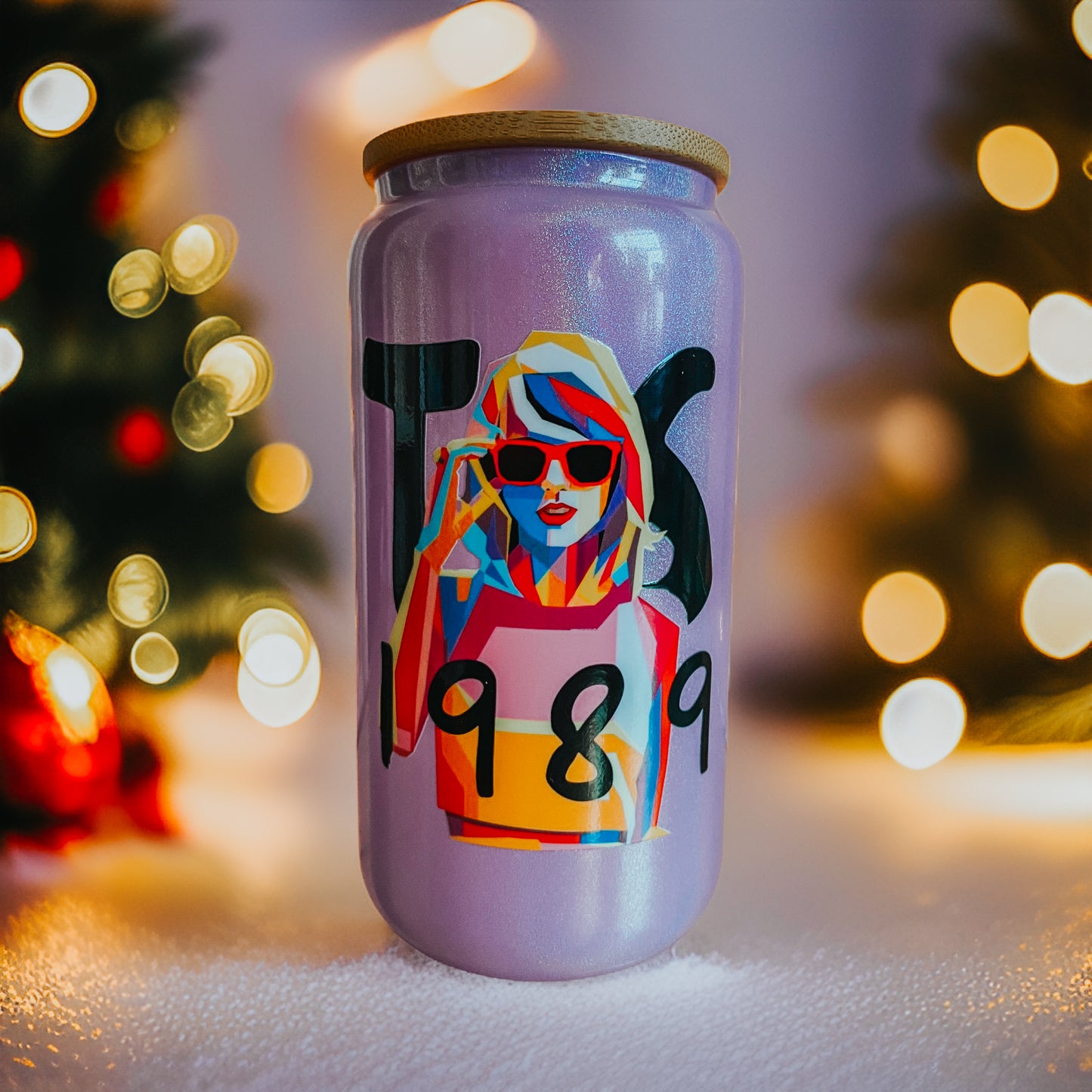 Retro Taylor 16 Ounce Glass Cup