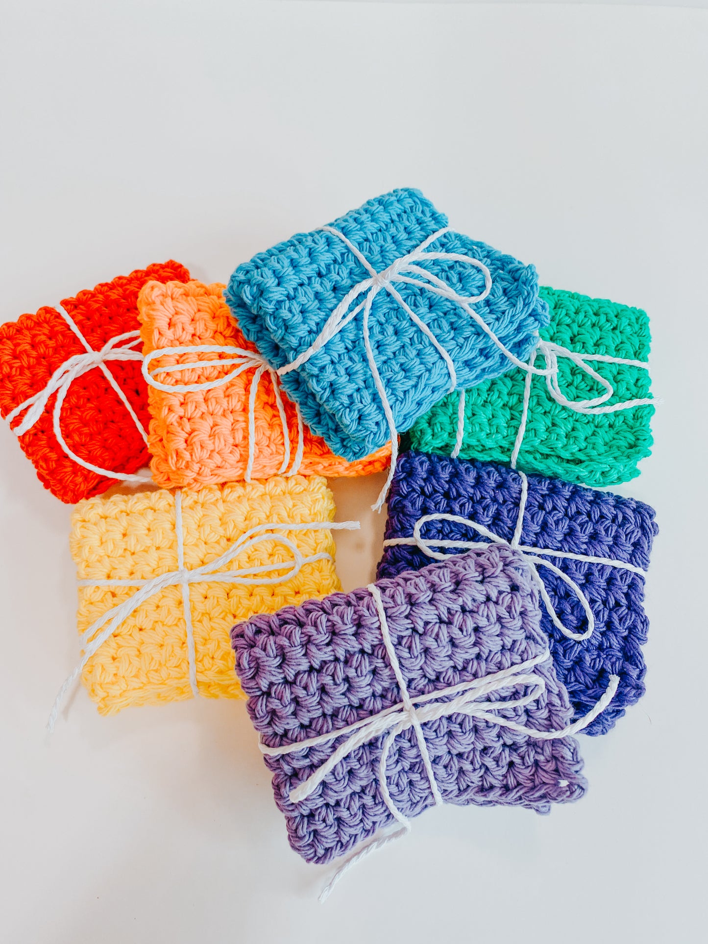 Rainbow Collection Washcloth Pack of 7