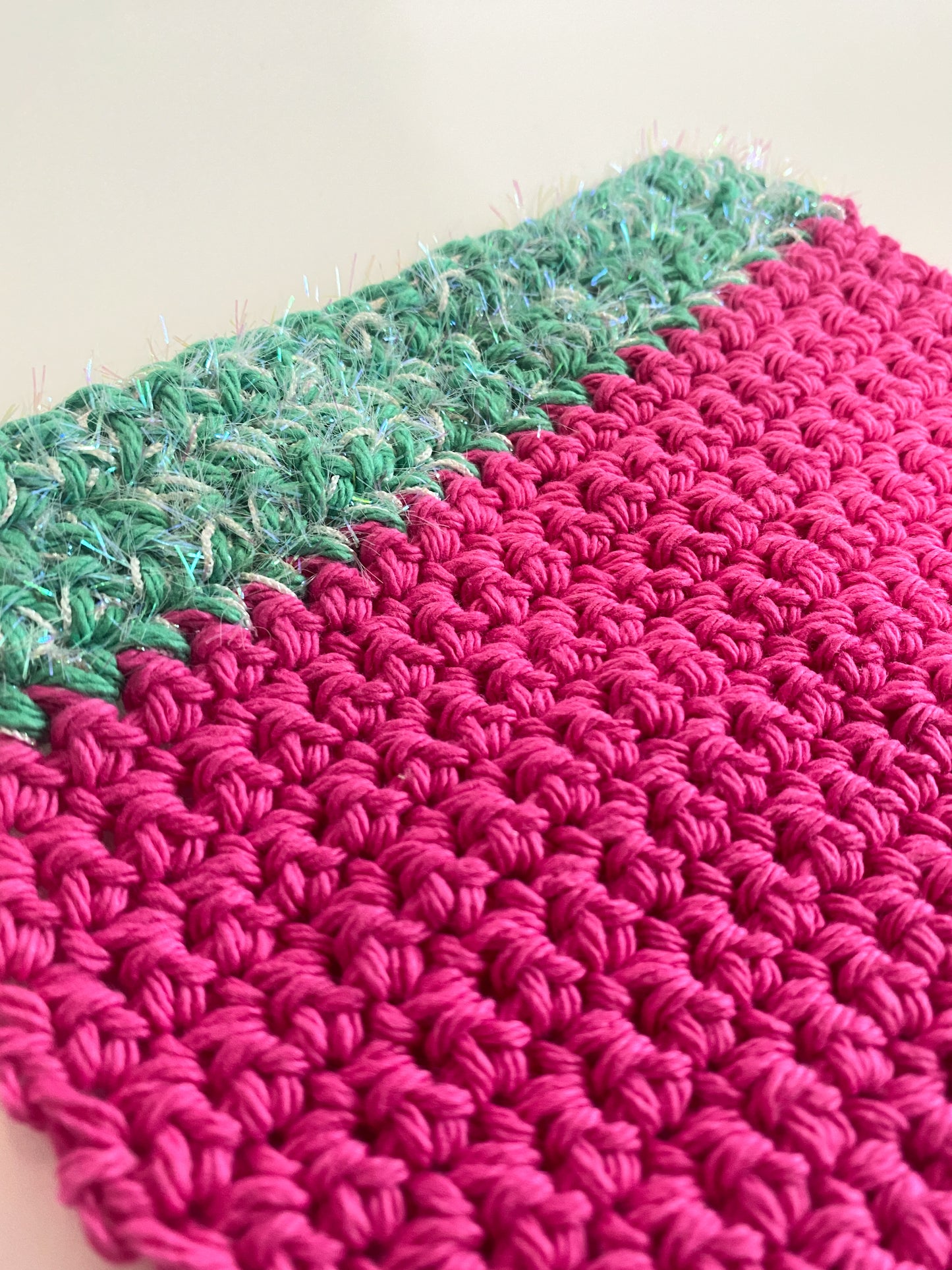 Watermelon Scrubby Washcloth Single