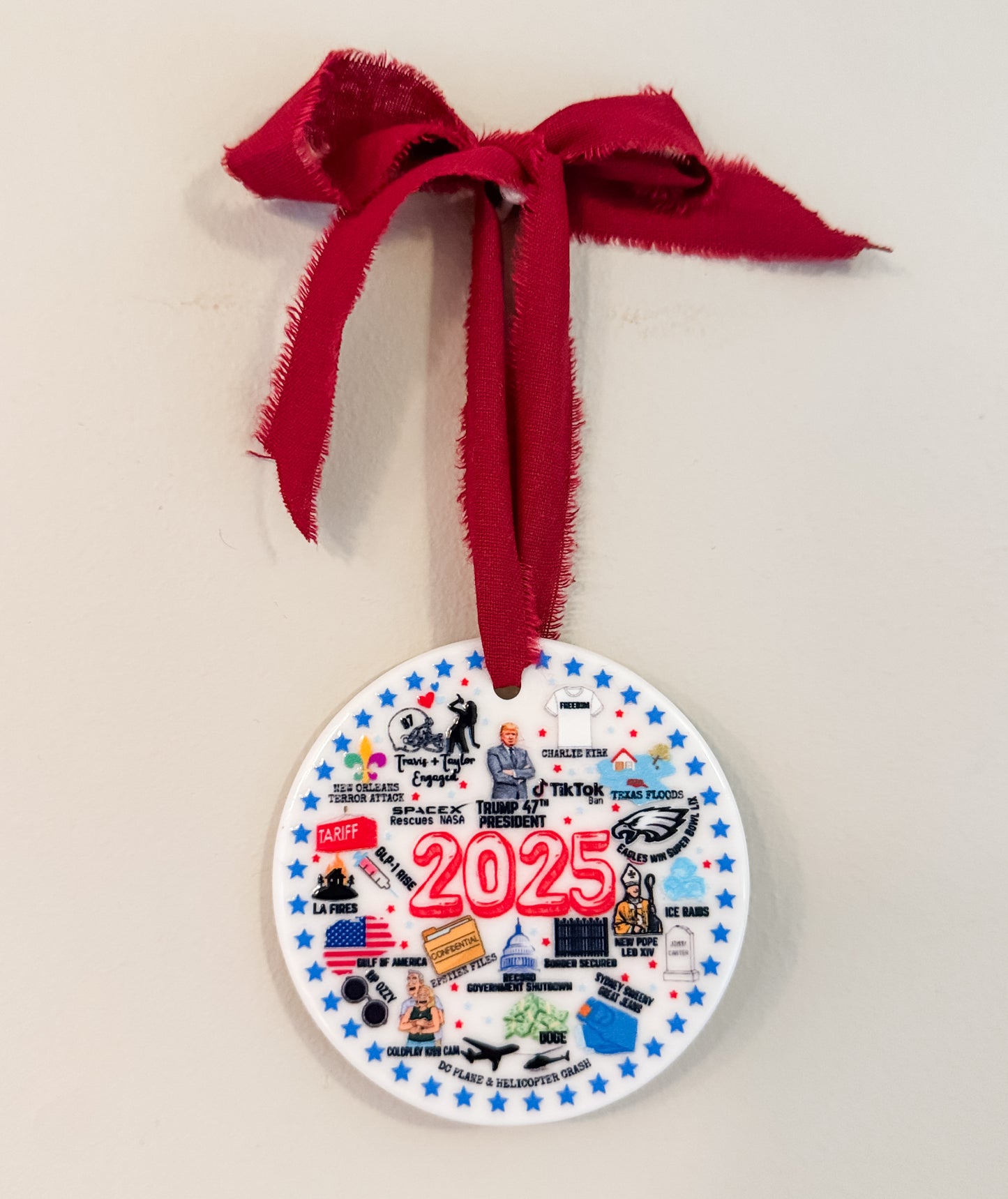 2025 Commemorative Ornament Year In Review Keepsake