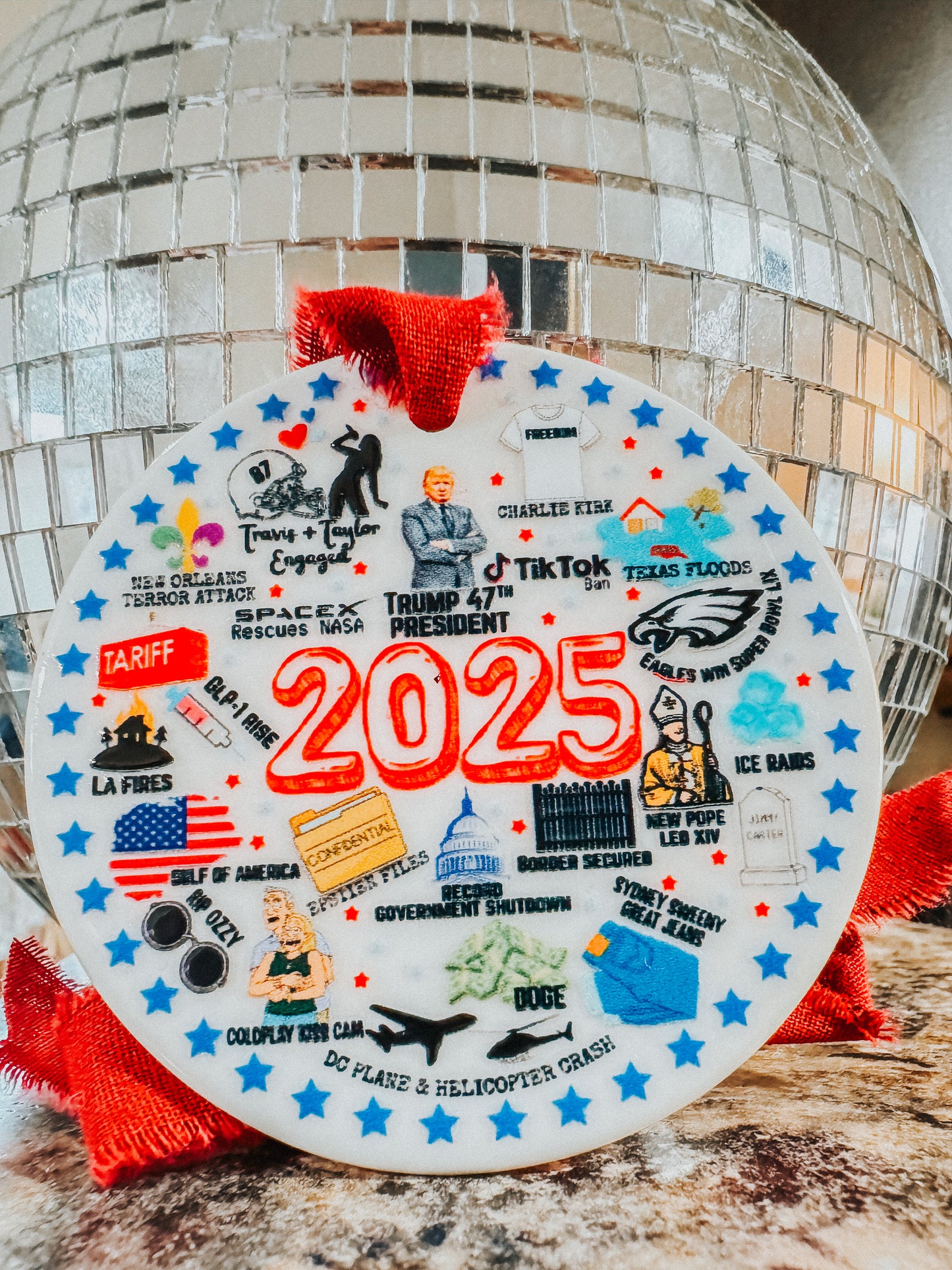 2025 Commemorative Ornament Year In Review Keepsake