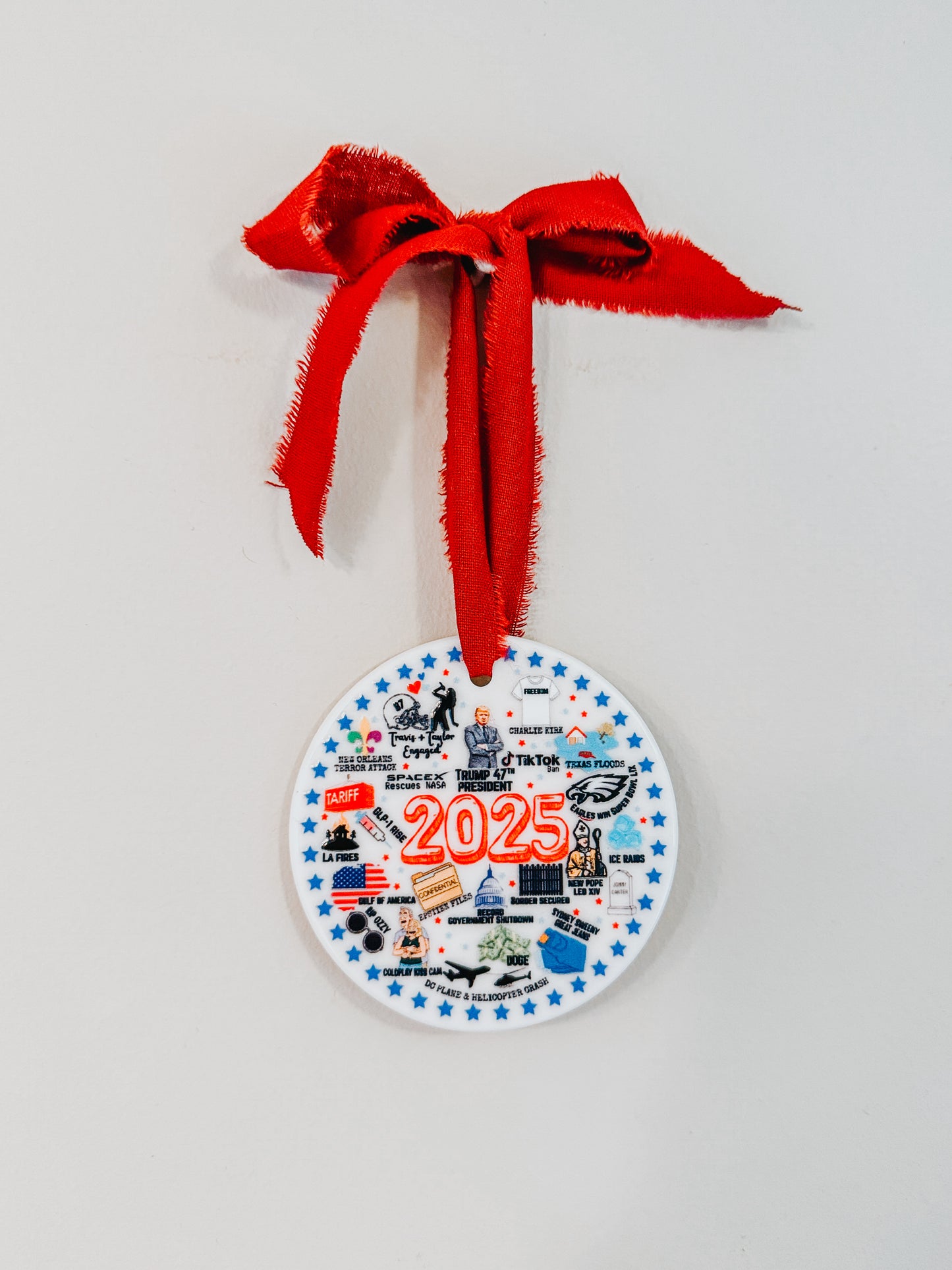 2025 Commemorative Ornament Year In Review Keepsake