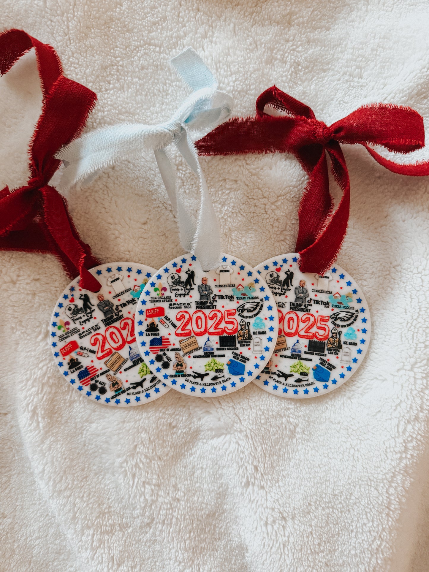 2025 Commemorative Ornament Year In Review Keepsake