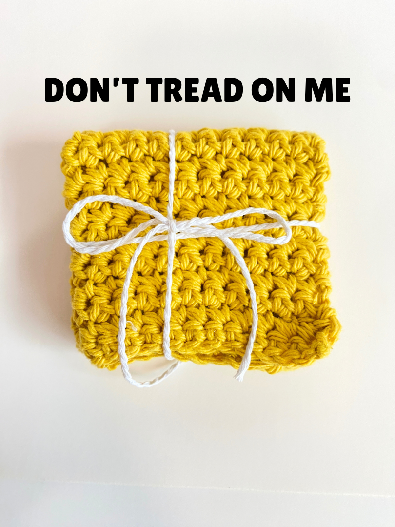 Bright Solid Washcloth Solid Singles 100% Cotton Handmade