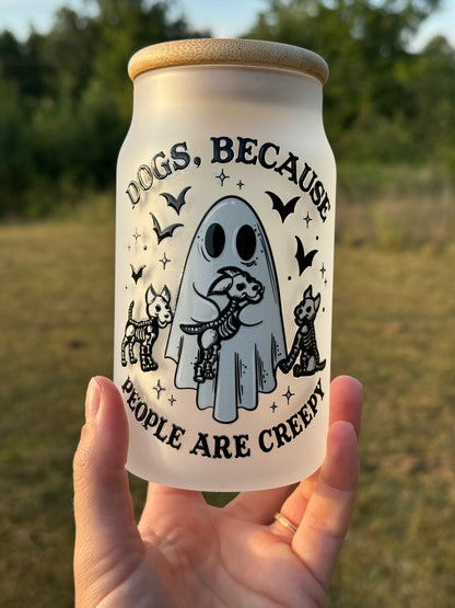 Doggone Ghost Glass 16 Ounce
