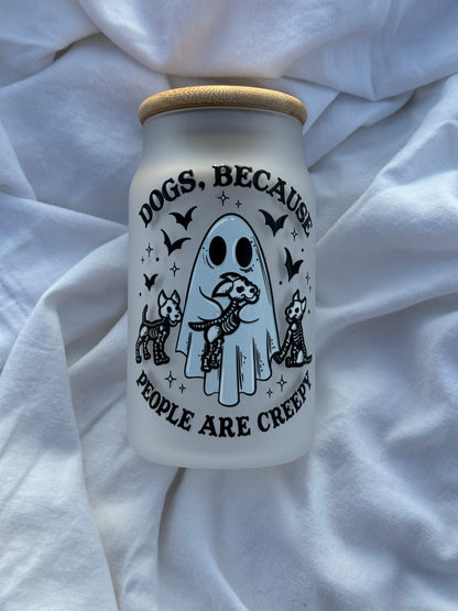 Doggone Ghost Glass 16 Ounce