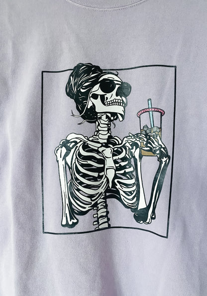 Caffeinated Skelly Crew Neck