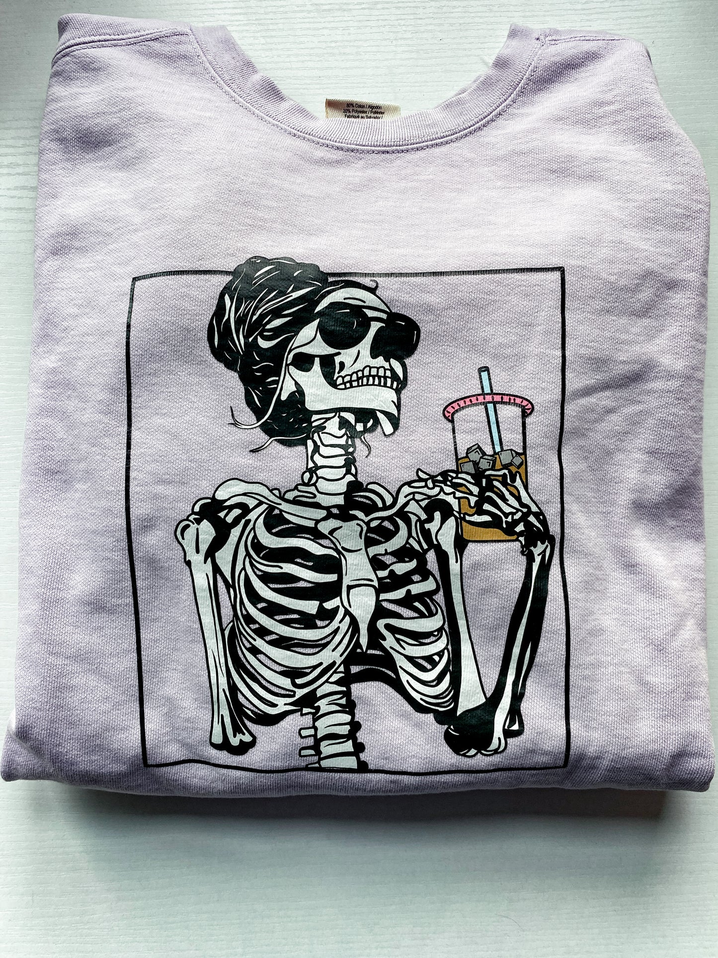 Caffeinated Skelly Crew Neck