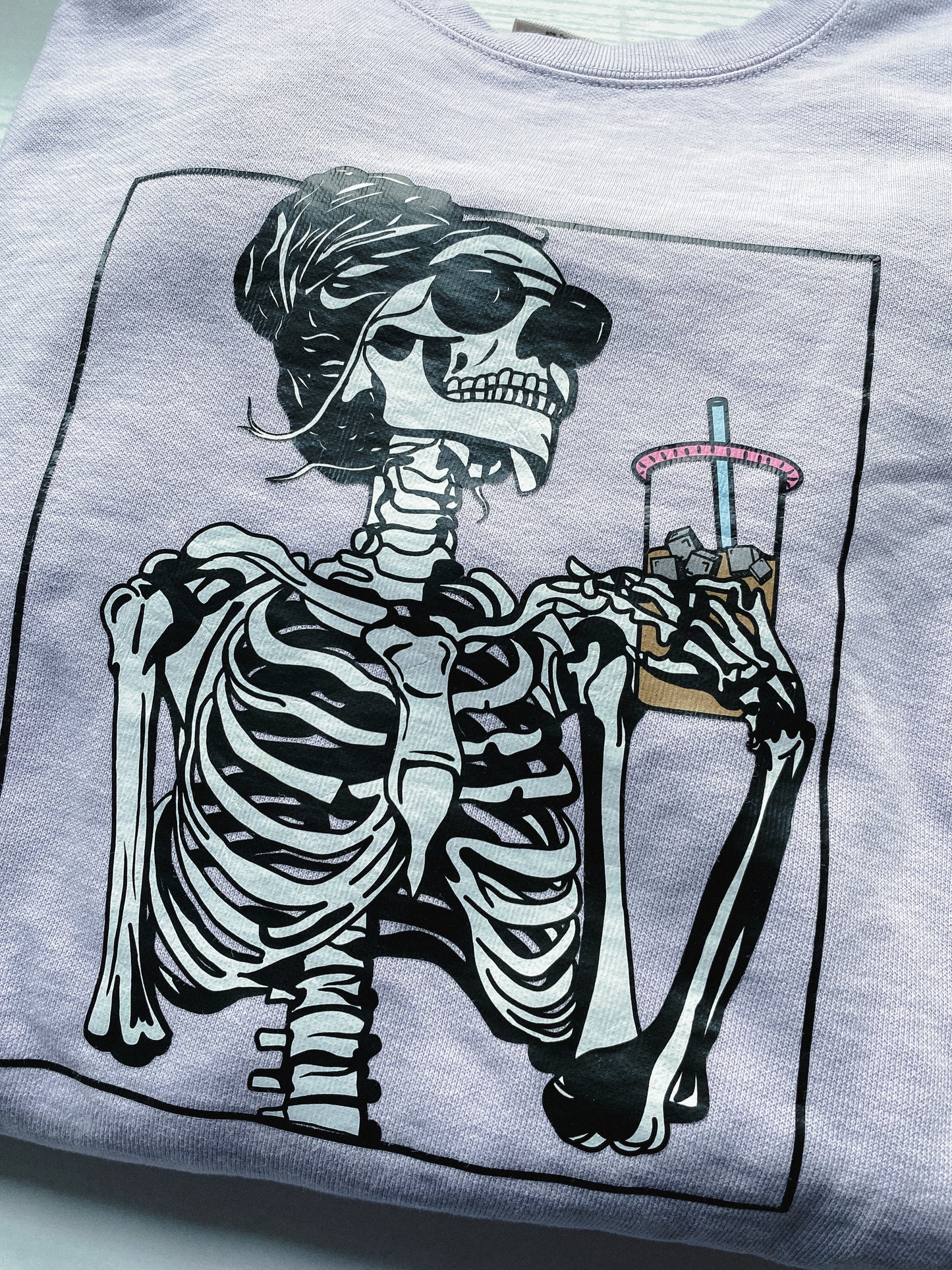 Caffeinated Skelly Crew Neck