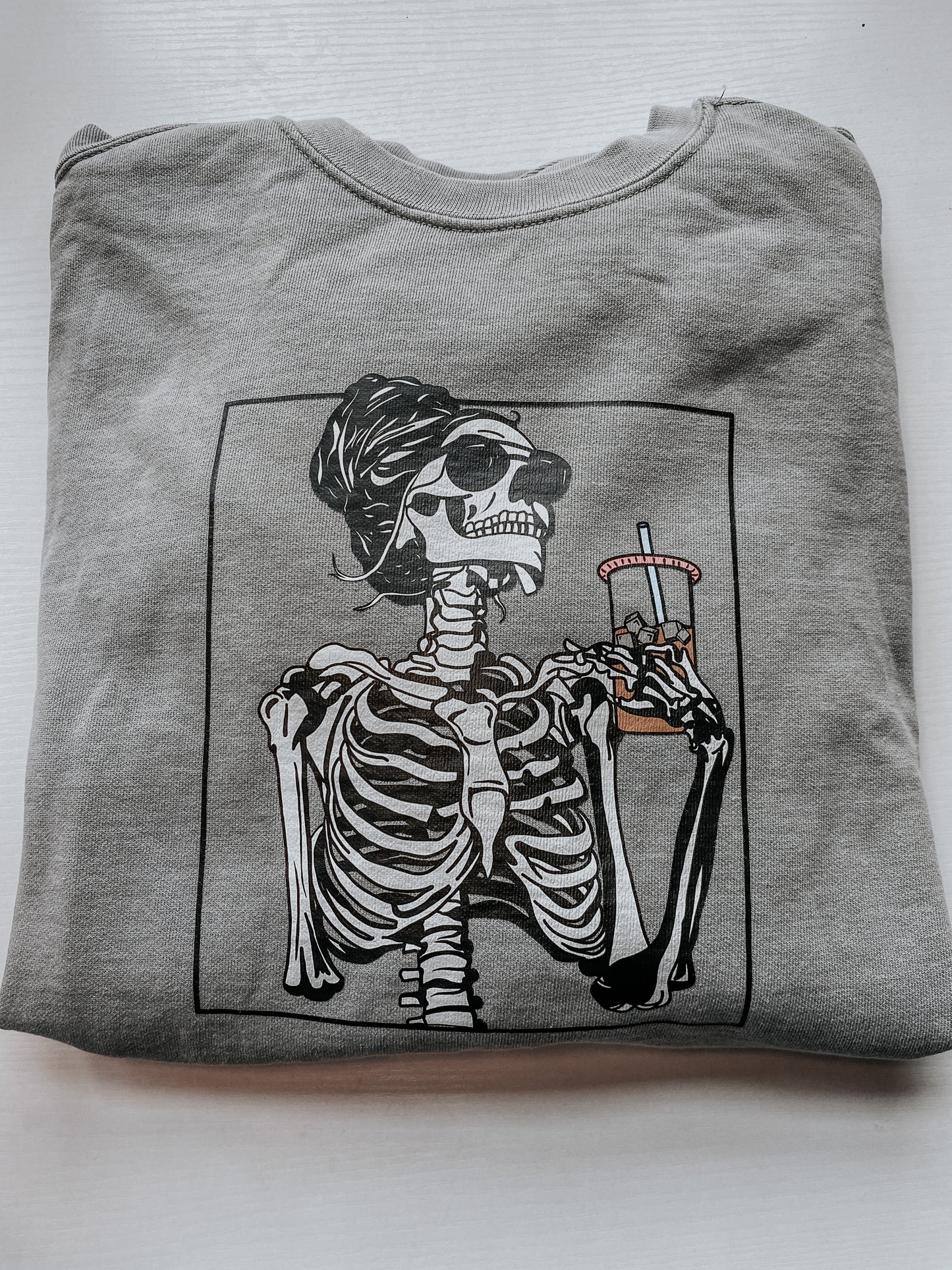 Caffeinated Skelly Crew Neck