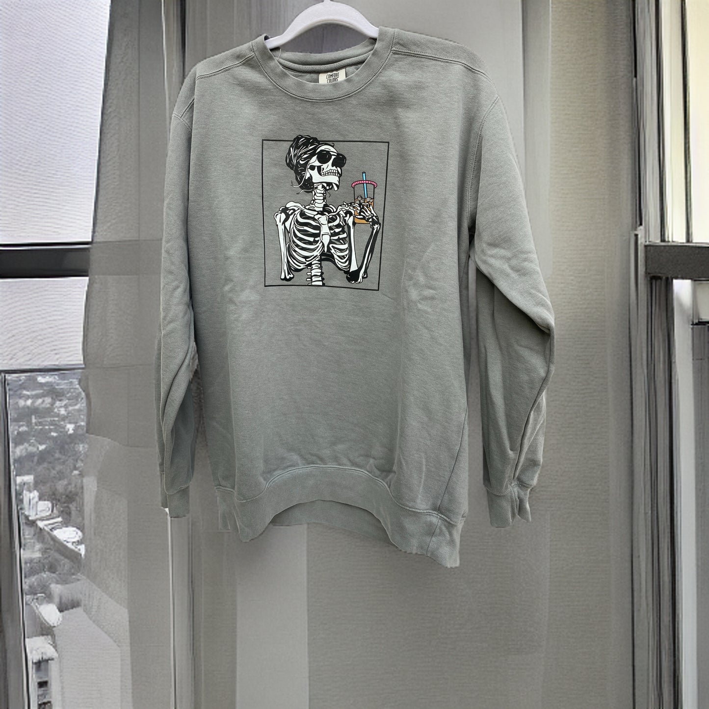 Caffeinated Skelly Crew Neck
