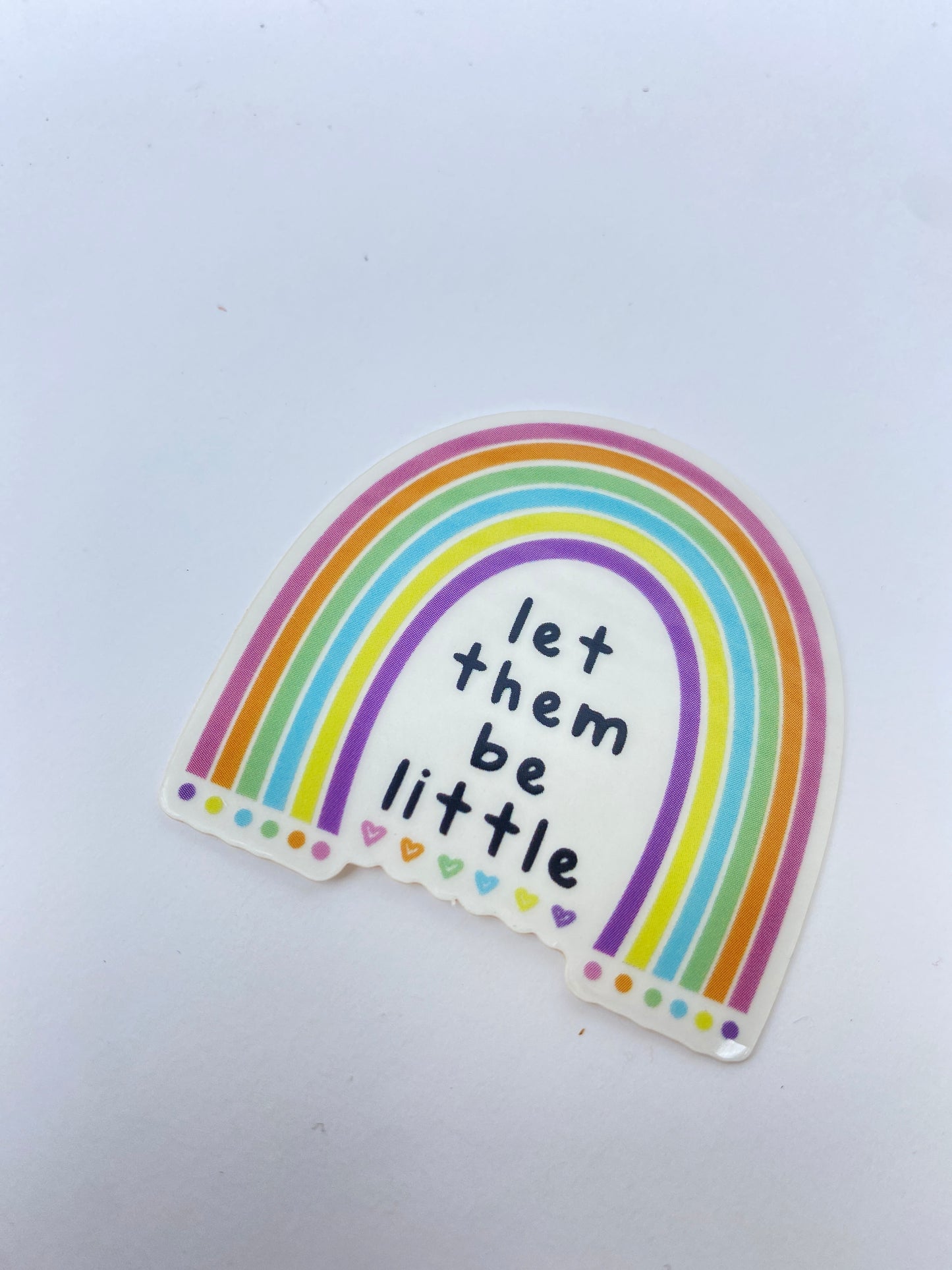 Let Them Be Little Waterproof Sticker