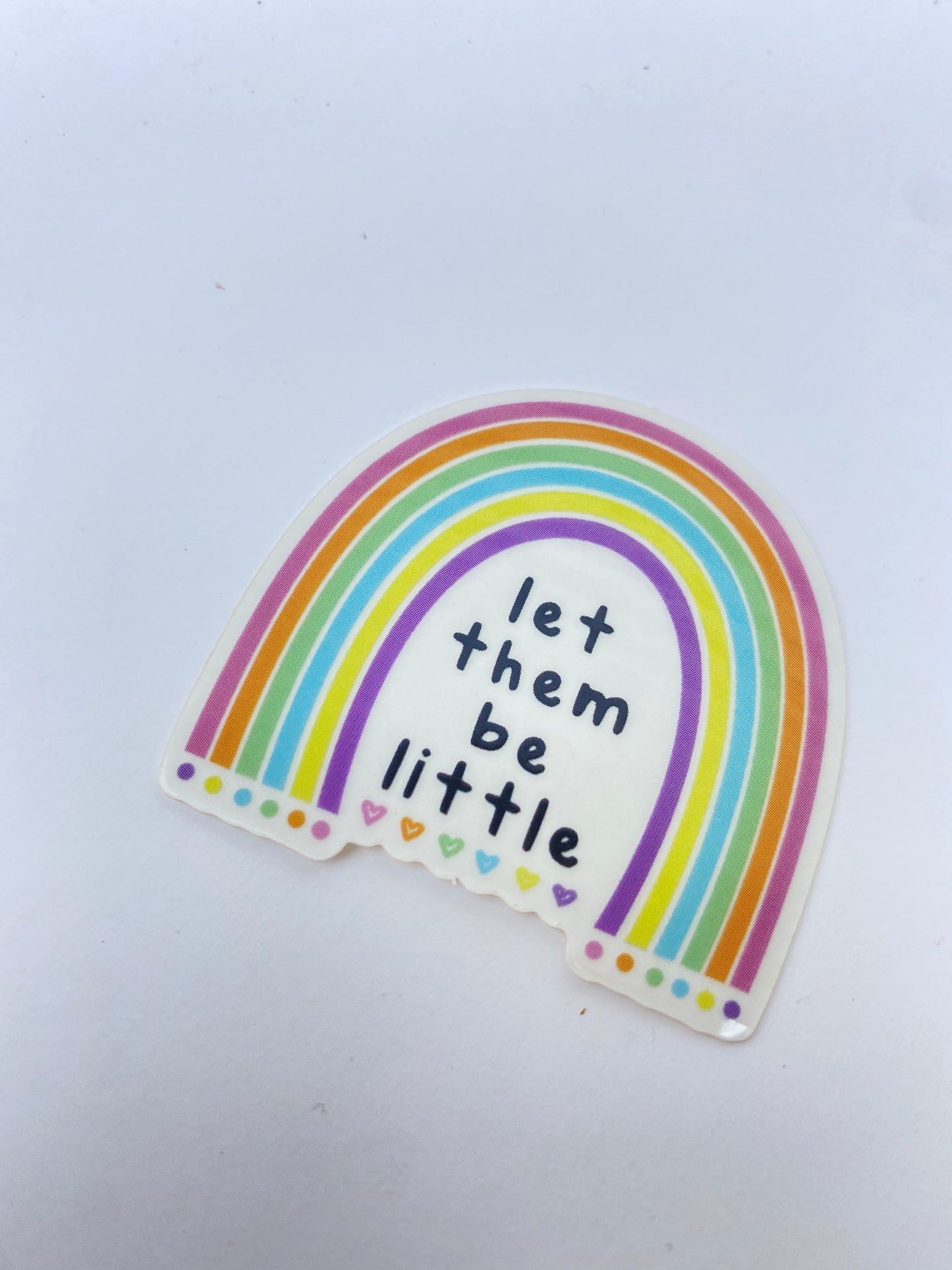 Let Them Be Little Waterproof Sticker