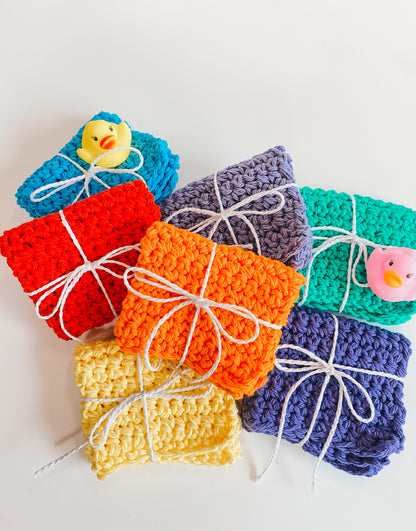 Rainbow Collection Washcloth Pack of 7
