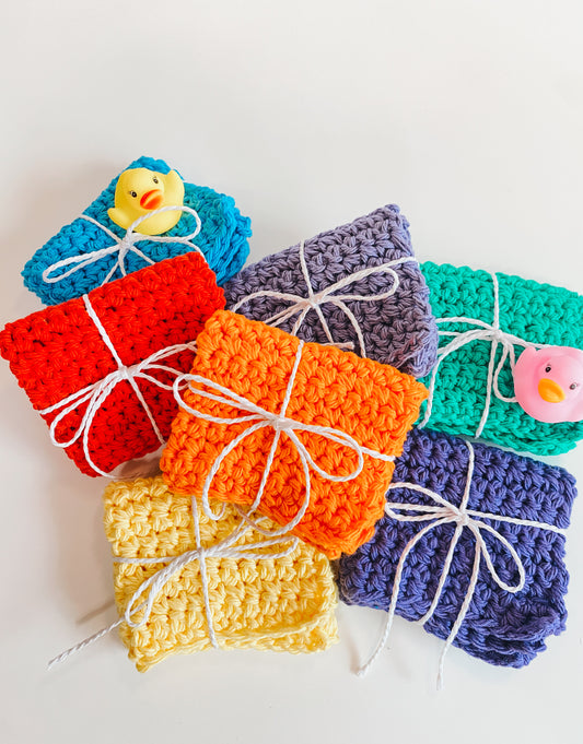 Rainbow Collection Washcloth Pack of 7