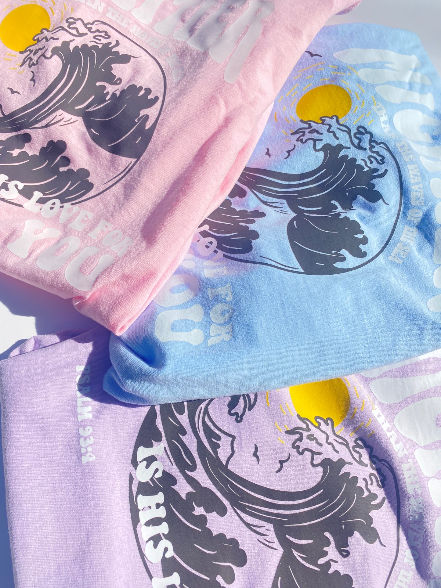 Mightier Beach Unisex T-Shirt Hand Drawn Design