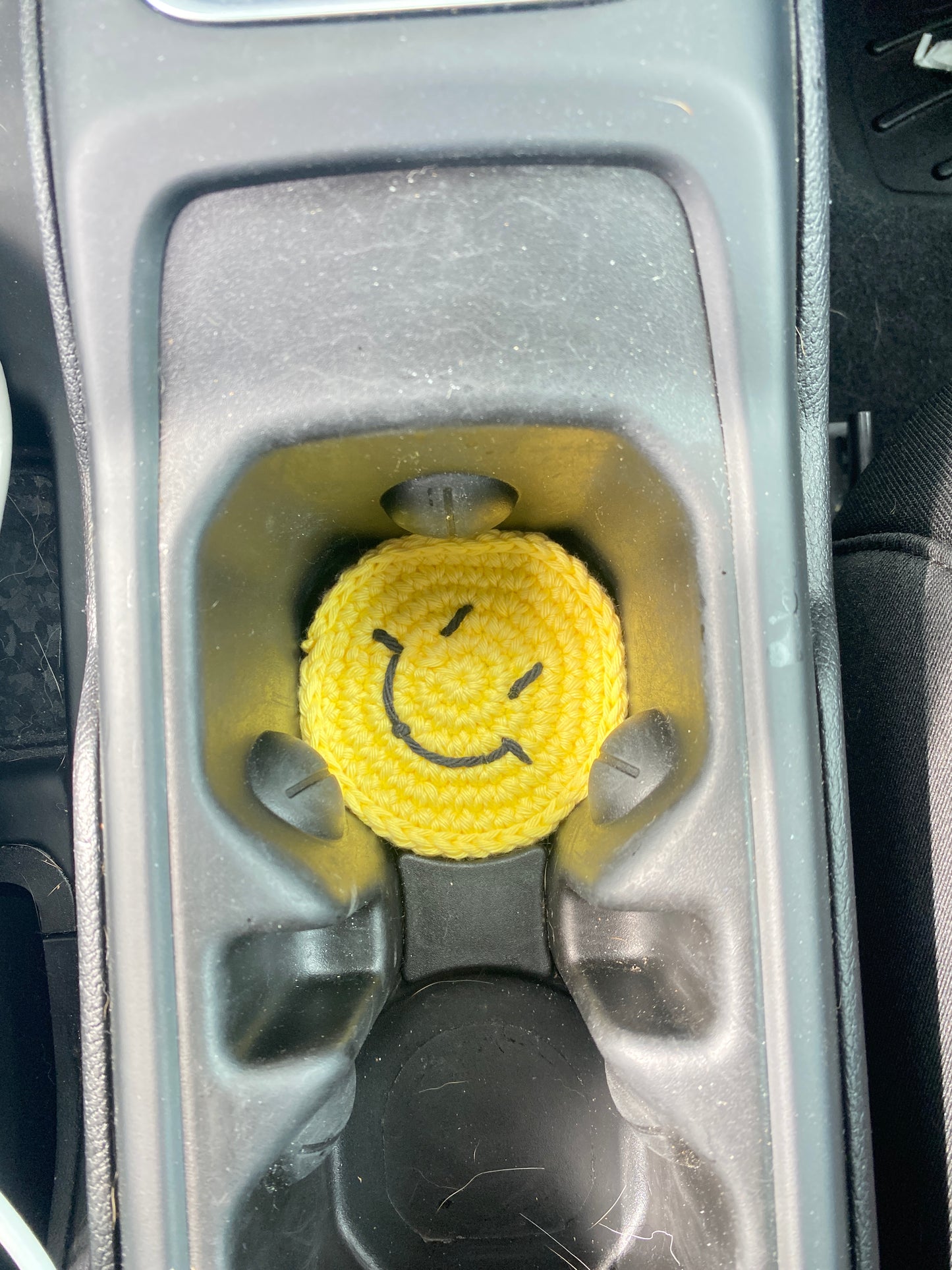 Cute Car Coasters Crochet 100% Cotton Washable Cup Holder Coasters