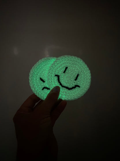 Cute Car Coasters Crochet 100% Cotton Washable Cup Holder Coasters