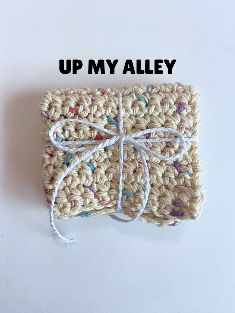 Neutral Ombre Washcloth Singles Mix & Match 100% Cotton Crochet Dish Cloth