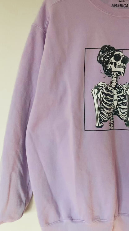 Caffeinated Skelly Crew Neck