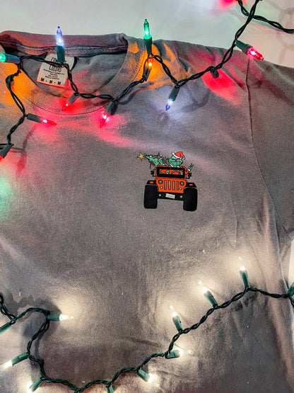 Grinchy Jeeper T-shirt | 100% Cotton Comfort Colors
