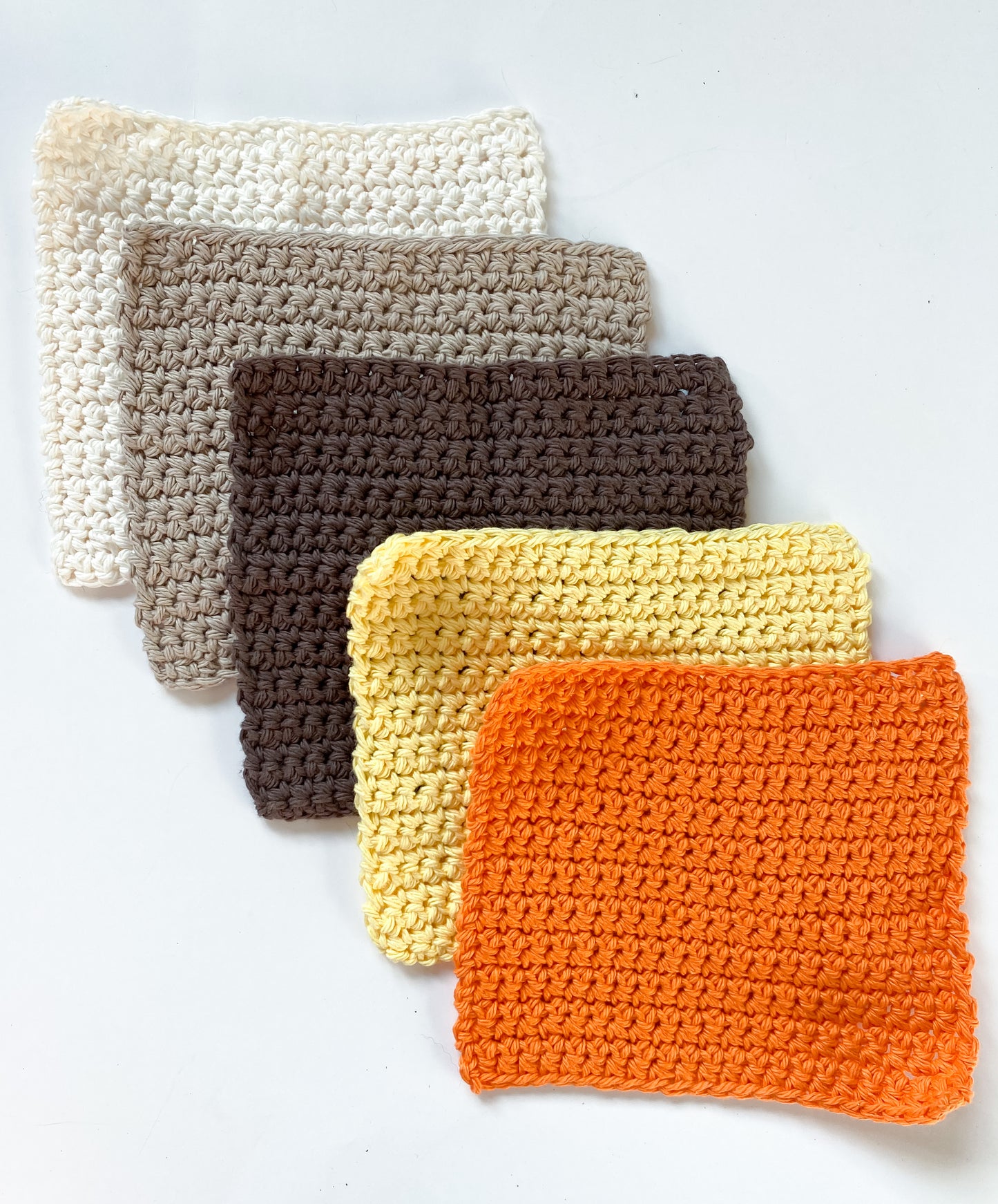Washcloth Single Mix n' Match Crochet Dishcloth - Gifts under $5