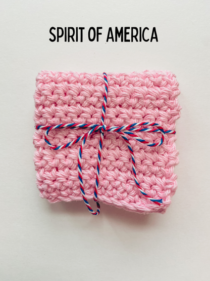 Washcloth Single Mix n' Match Crochet Dishcloth - Gifts under $5