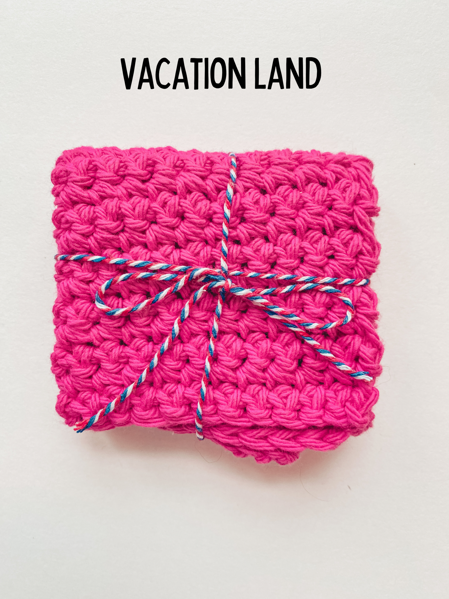 Washcloth Single Mix n' Match Crochet Dishcloth - Gifts under $5
