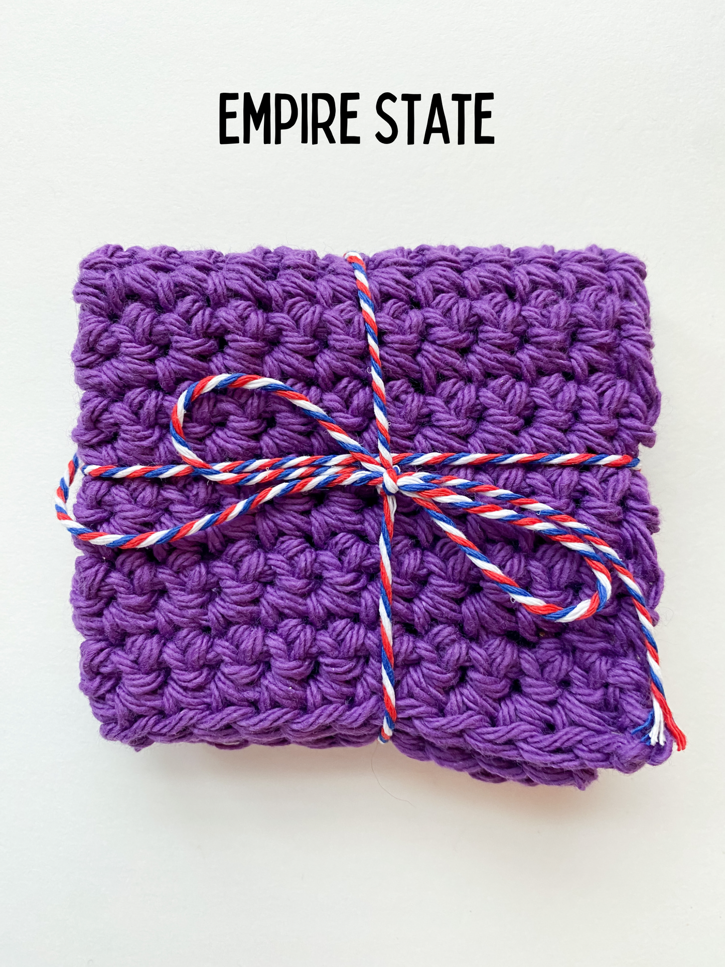Washcloth Single Mix n' Match Crochet Dishcloth - Gifts under $5