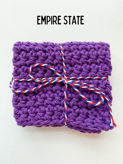 Washcloth Single Mix n' Match Crochet Dishcloth - Gifts under $5