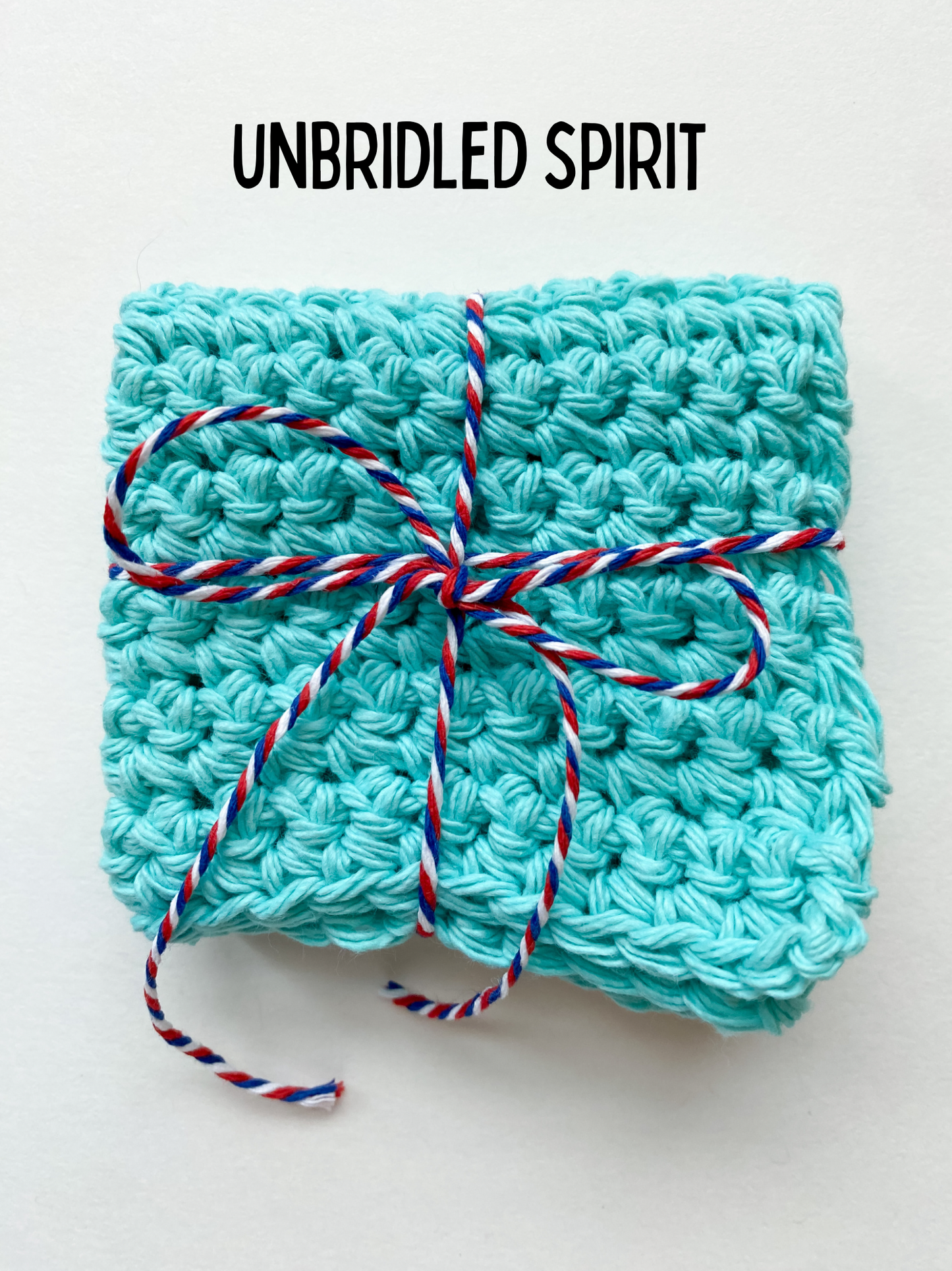 Washcloth Single Mix n' Match Crochet Dishcloth - Gifts under $5