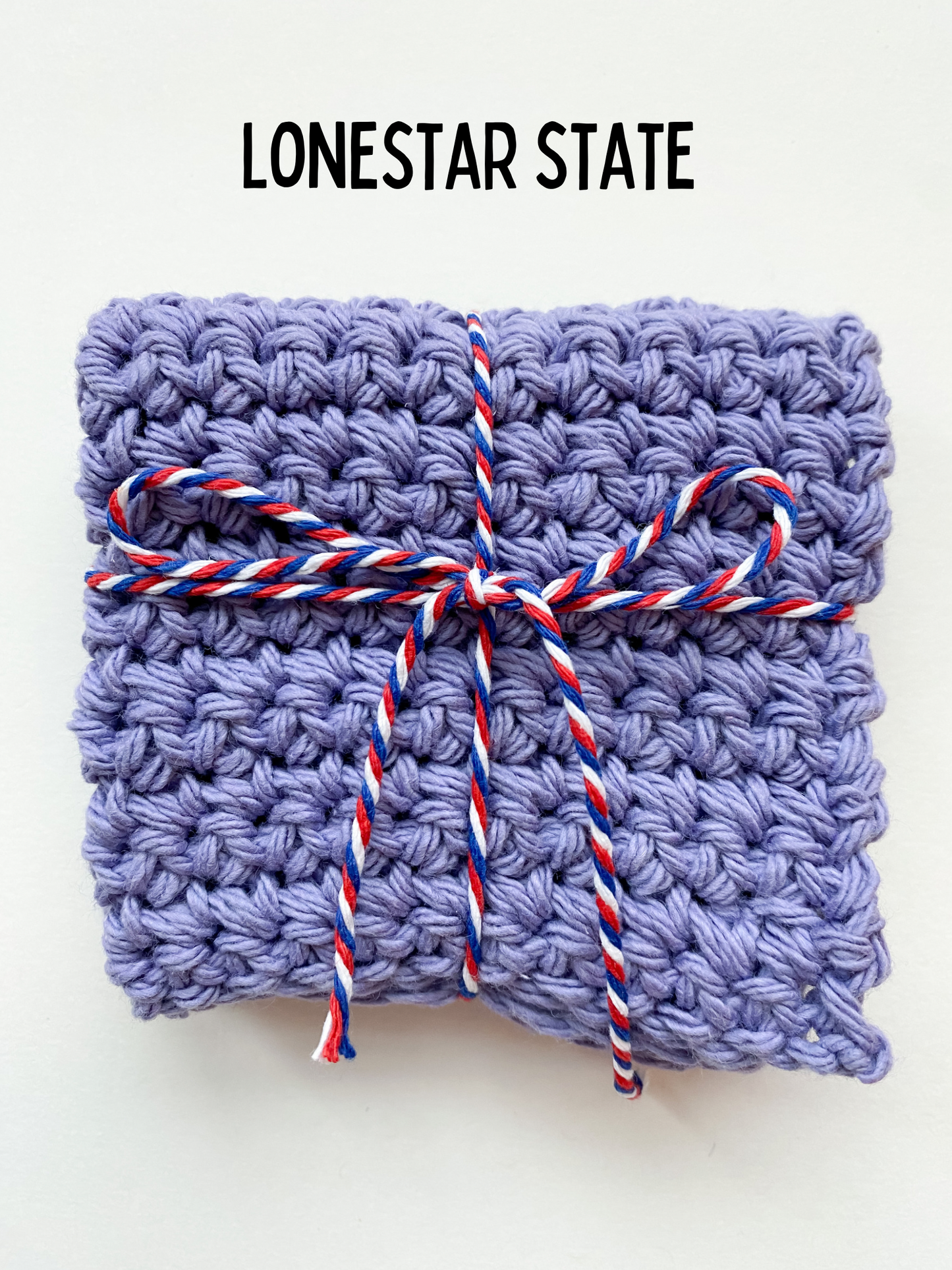 Washcloth Single Mix n' Match Crochet Dishcloth - Gifts under $5