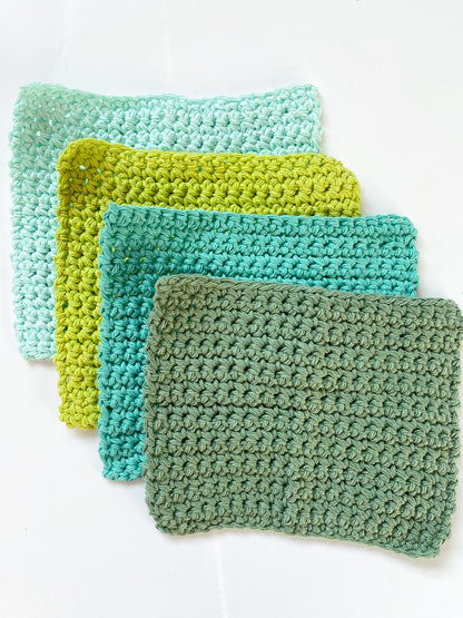 Washcloth Single Mix n' Match Crochet Dishcloth - Gifts under $5