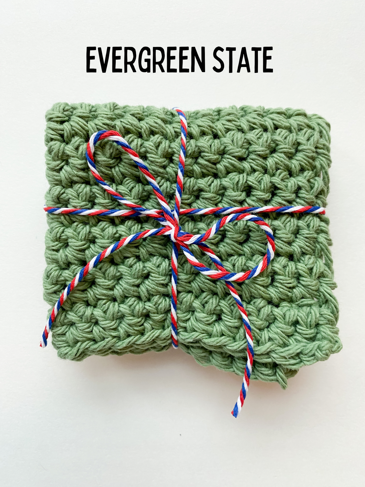 Washcloth Single Mix n' Match Crochet Dishcloth - Gifts under $5