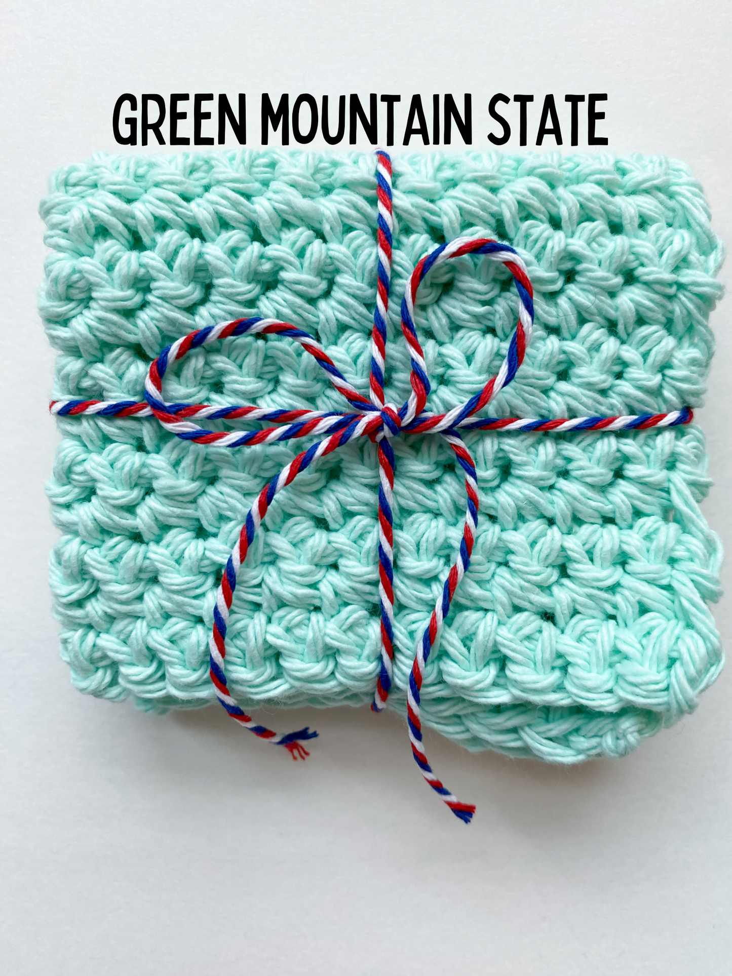 Washcloth Single Mix n' Match Crochet Dishcloth - Gifts under $5