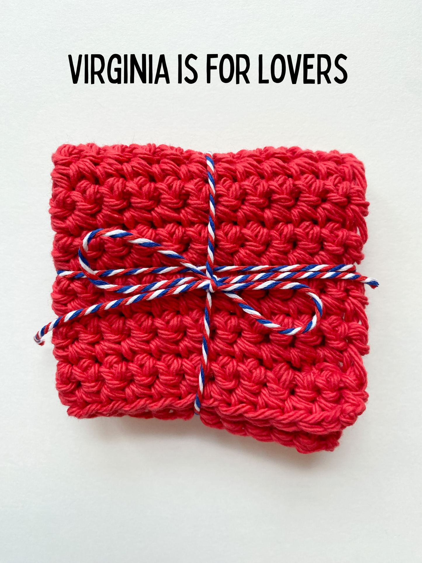 Washcloth Single Mix n' Match Crochet Dishcloth - Gifts under $5